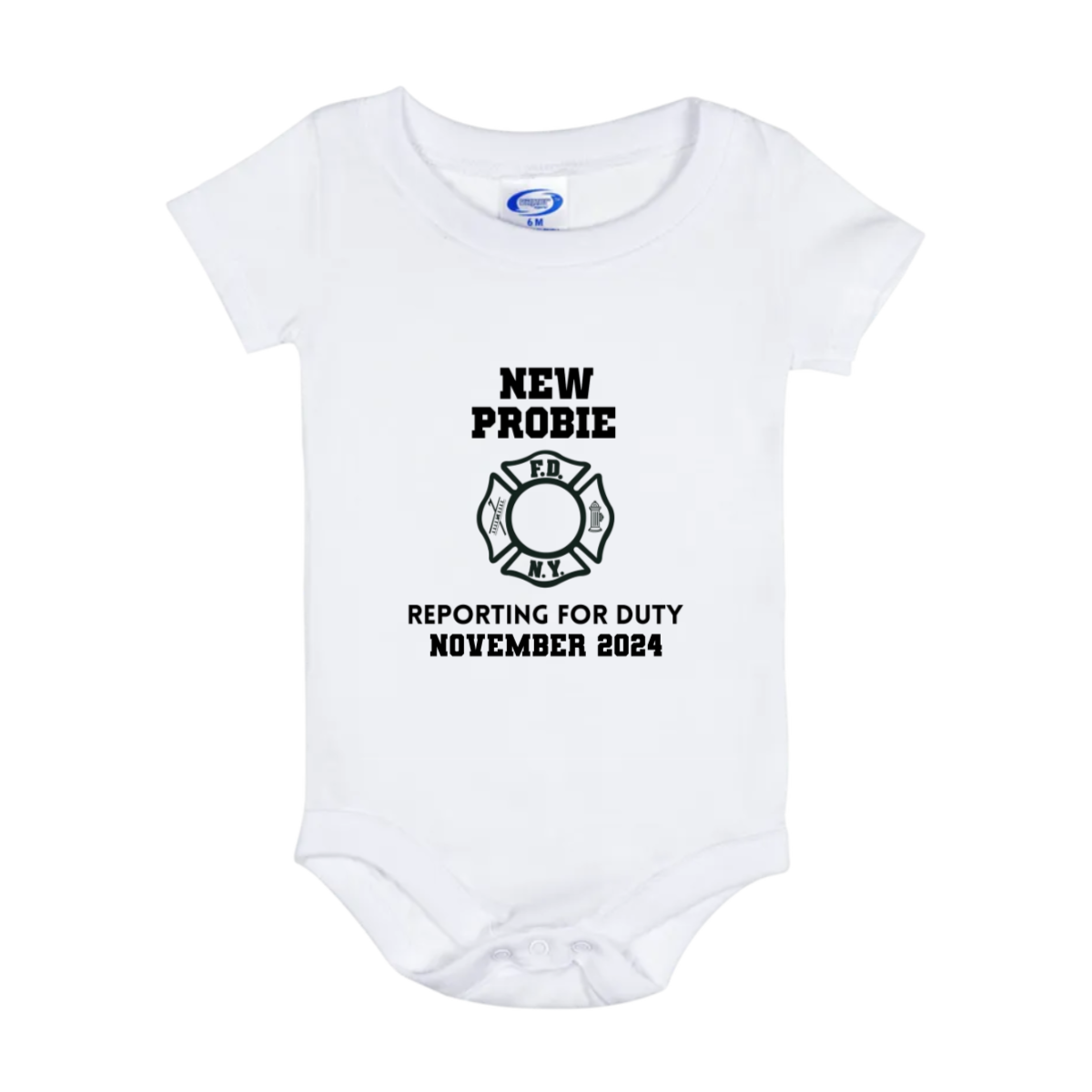 Fresh from the Station Onesie - Customizable with Date!